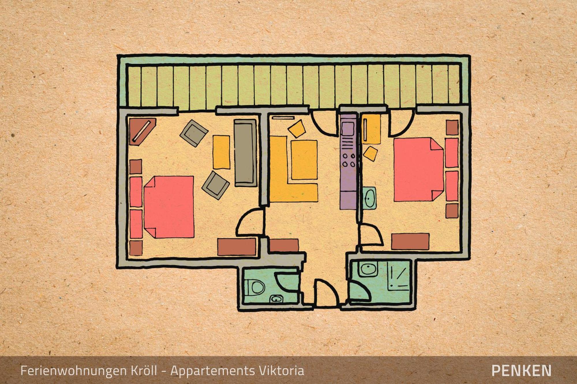 Ferienwohnungen Kroll - Appartements Viktoria Und Landhaus Maria Mayrhofen Cameră foto